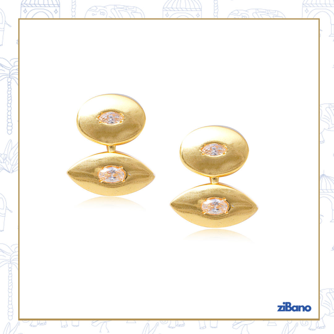 Golden Gleam Minimal Studs