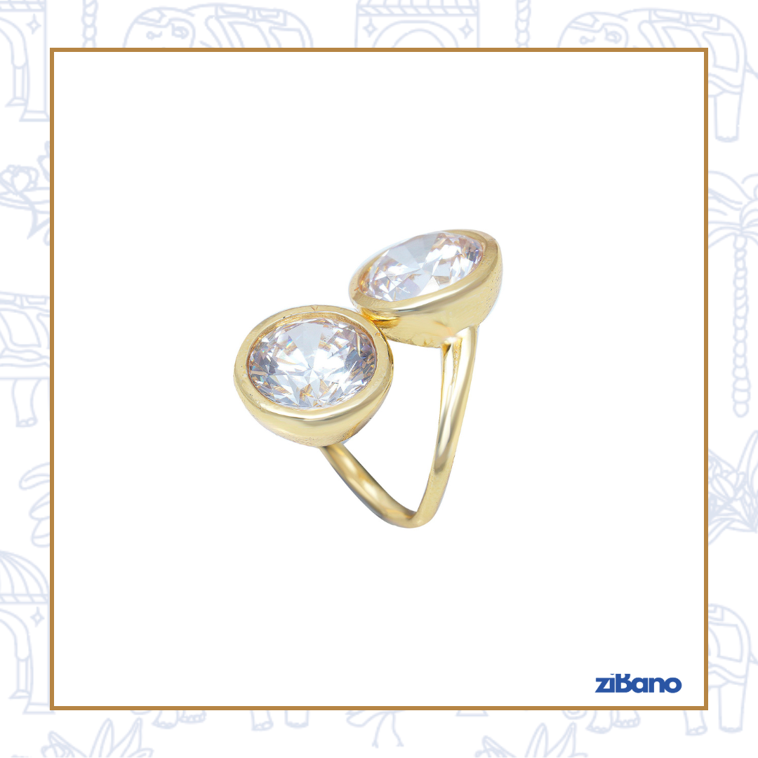 GOLDEN HOUR ROUND DIAMOND RING