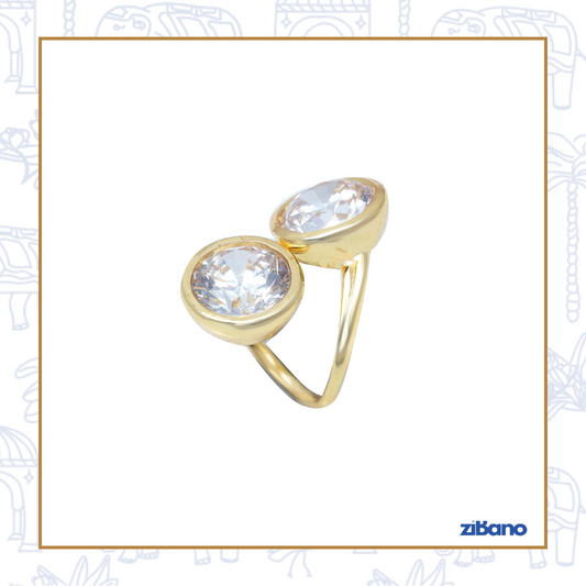 GOLDEN HOUR ROUND DIAMOND RING