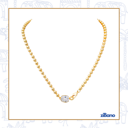 GOLDEN HOUR SINGLE DIAMOND NECKLACE