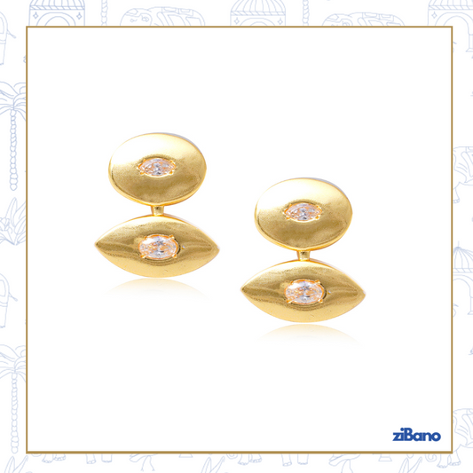 Golden Gleam Minimal Studs