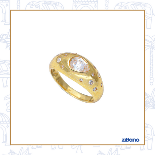 GOLDEN HOUR STONE DIAMOND RING